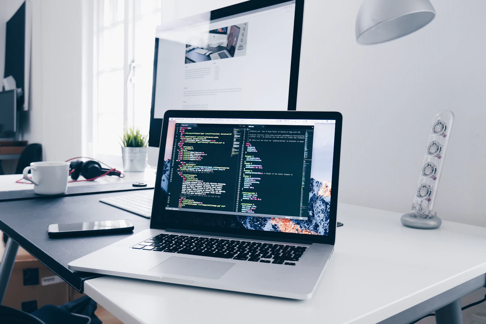Software development and coding workspace